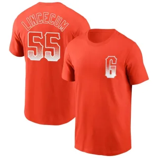 Tim Lincecum San Francisco Giants Men's Backer T-Shirt - Ash